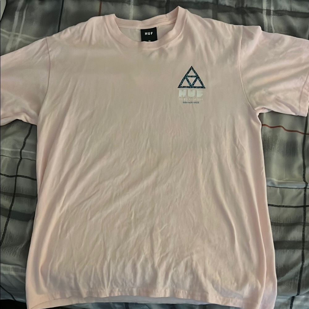 HUF Men's Pink Graphic T-Shirt